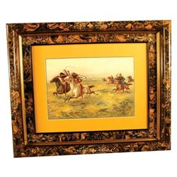Western Americana 1899 Warner Print