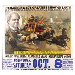 P.T. Barnum Paper Sign