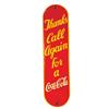 Image 1 : 1940 Coca Cola Die Cut Porcelain Door Push