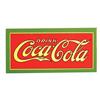 Image 1 : Coca Cola Tin Over Cardboard Sign