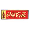 Image 1 : Coca Cola Embossed Tin Sign