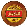 Image 1 : Coca Cola Reverse Glass Mirror Sign