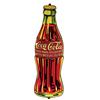 Image 1 : Coca Cola Tin Sign, Christmas Bottle
