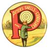 Image 1 : Peter Shells and Cartridges Celluloid Pin Back