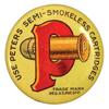 Image 1 : Peters Semi-Smokeless Cartridges Pin Back