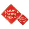 Image 1 : Railway Express Agency Calling Card Sign