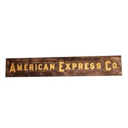 American Express Co. Sand Sign