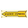 Image 1 : Railway Express Directional Porcelain Sign