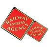 Image 1 : Railway Express Agency Calling Card Sign