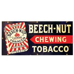 Beech Nut Chewing Tobacco Porcelain Sign