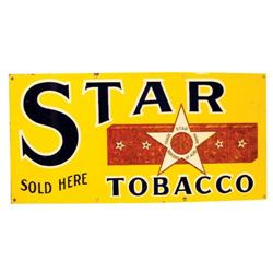 Star Tobacco Porcelain Sign
