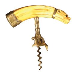 Boars Tooth Corkscrew, Dog Motif