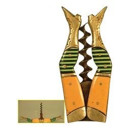 Celluloid Ladies Leg Corkscrew