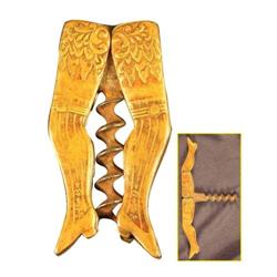 Copper Ladies Leg Corkscrew