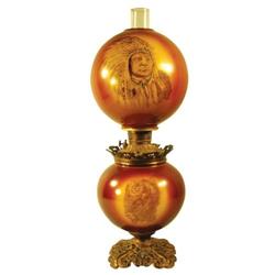 Gone With Wind Style Oil Lamp