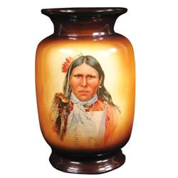 Western Americana Warwick Pottery Vase