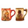 Image 1 : Two Western Americana Porcelain Mugs
