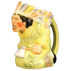 Western Americana Porcelain Creamer