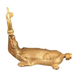 Cast Iron Alligator Lawn Sprinkler