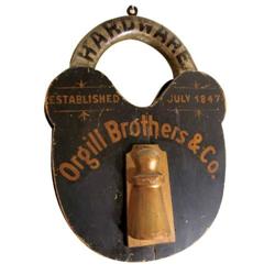 Hardware Trade Symbol, Padlock Shaped