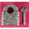Image 1 : Fancy Engraved Iron Padlock