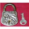 Image 1 : Western Americana Padlock, Indian Motif