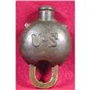 Image 1 : Cast Iron, Brass Figural Padlock US Canteen