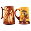 Image 1 : Two Western Americana Ceramic Mugs