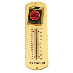 Lucky Strikes Cigarettes Thermometer