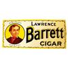 Image 1 : Lawrence Barrett Cigar Porcelain Sign