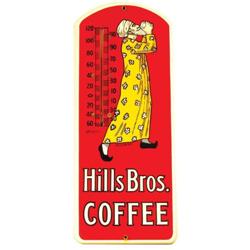 Hills Brothers Coffee Porcelain Thermometer