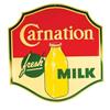Image 1 : Carnation Milk Die Cut Porcelain Sign