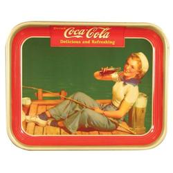 1940 Coca Cola Tin Serving Tray