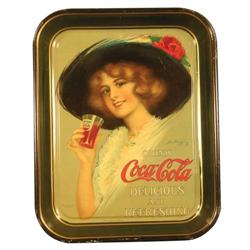 1912 Coca Cola Tin Serving Tray