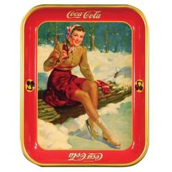 1941 Coca Cola Tin Serving Tray