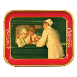 1927 Coca Cola Tin Serving Tray
