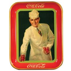 1927 Coca Cola Tin Serving Tray