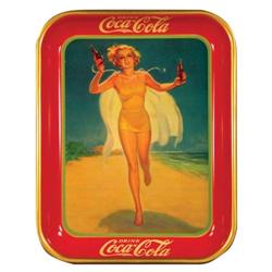 1937 Coca Cola Tin Serving Tray