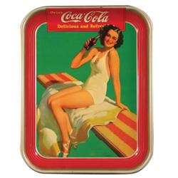 1939 Coca Cola Tin Serving Tray