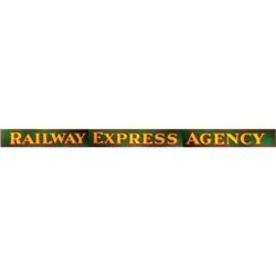 Railway Express Agency Porcelain Sign