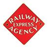 Image 1 : Railway Express Agency Porcelain Sign