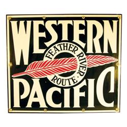 Western Pacific Feather River Route Sign