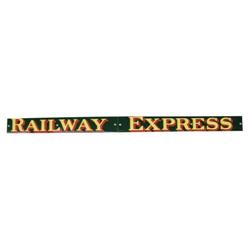 Railway Express Porcelain Sign