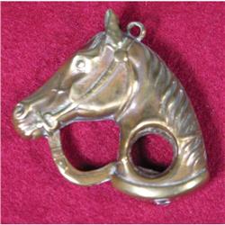 Brass Cigar Tip Cutter Horse Head