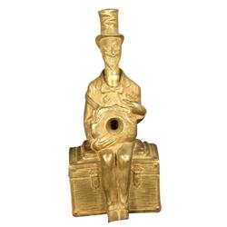 Figural Cigar Tip Cutter, Man in Top Hat