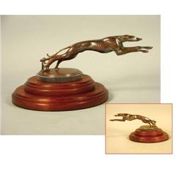 1929 and 1930 Lincoln Greyhound Automotive Mascot