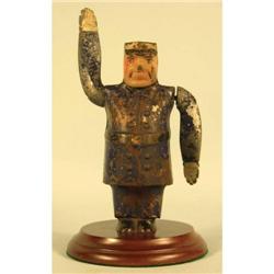 Hood Ornament, whirly gig, Policeman figure