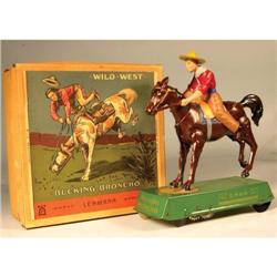 Wild West Bucking Bronco Tin Toy