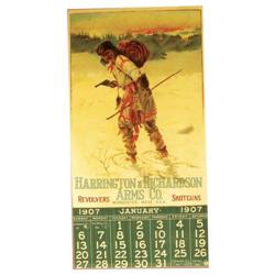 1907 Calendar Harrington Richardson Arms