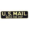 Image 1 : US Mail Watch for Stop Porcelain Sign
